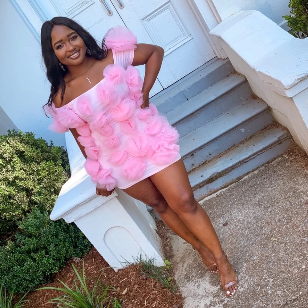 Pink Tulle Dress